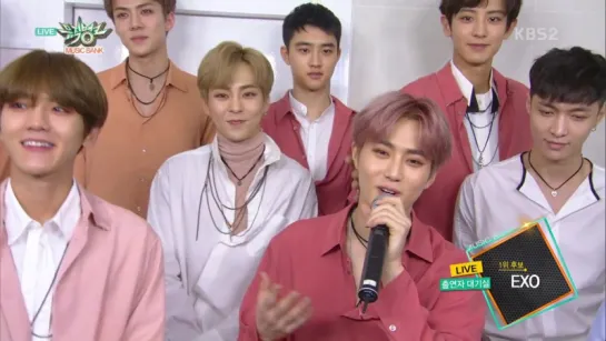 160826 뮤직뱅크 Music Bank EXO Backstage Interview