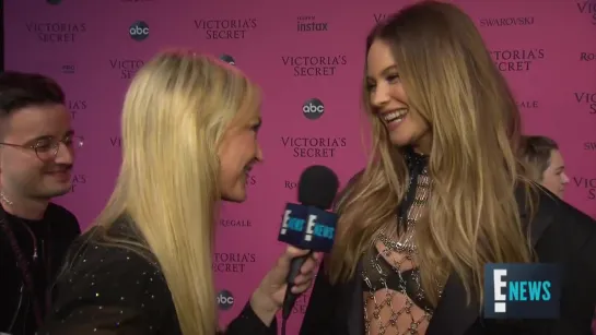 Behati Prinsloo Tells Best Part of Returning to VS Fashion Show _ E! Red Carpet  Award Shows