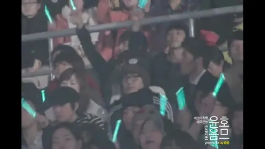 Fancam_Event_TVXQ at SHINee concert 110101