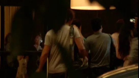 Fancam_Hotel_100903_Yunho and Changmin returning to the hotel