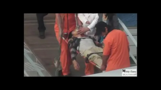 Fancam_Making_090818 Stalked Yunho filming injury scene (3min50s)