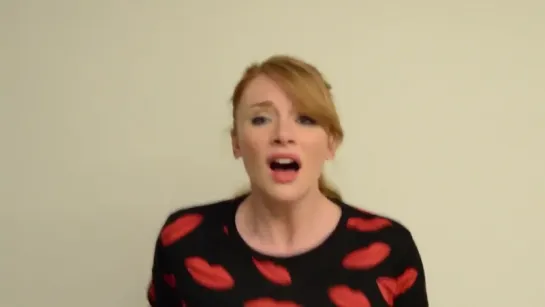 Bryce Dallas Howard auditions for Petes Dragon