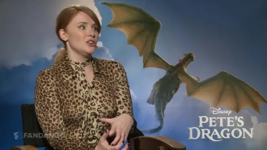 Bryce Dallas Howard  Robert Redford Exclusive Petes Dragon Interview (2016)