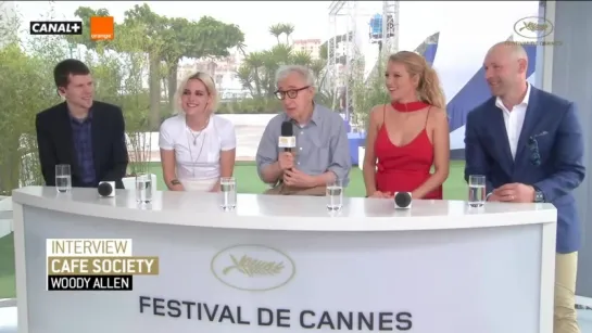 Cafe Society - intervista Jesse Eisenberg Kristen Stewart Woody Allen - Festival Cannes 2016