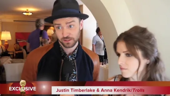 Anna Kendrick  Justin Timberake HFPA Interview Cannes