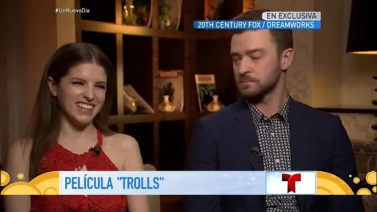 Anna Kendrick  Justin Timberlakes Telemundo Interview