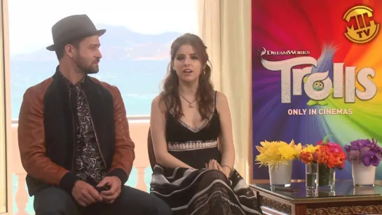 Anna Kendrick, Justin Timberlake Interview - Trolls