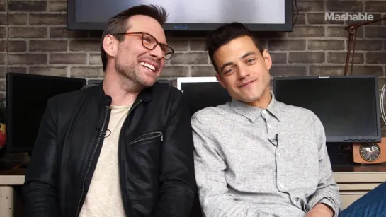 Mr. Robot Stars Christian Slater and Rami Malek Are Techies at Heart