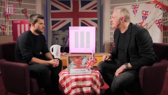 Greg Davies tests Taylor Lautner on British Citizenship Test