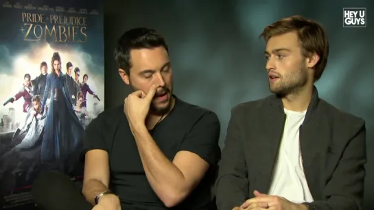 Jack Huston  Douglas Booth Exclusive Interview - Pride and Prejudice and Zombies