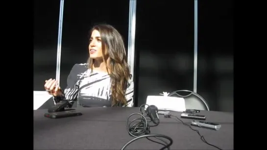 Sleepy Hollow Press Room Interview wNikki Reed, NYCC