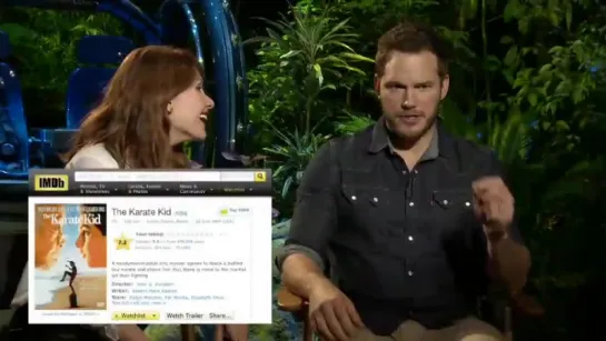 EXCLUSIVE Jurassic World Stars Chris Pratt  Bryce Dallas Howard Share Their Favorite Movie Quotes