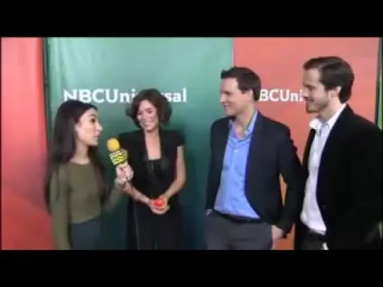 Peter Facinelli, Anna Friel, Jake Robinson  the NBC Universal Winter Press Tour I AfterBuzz TV