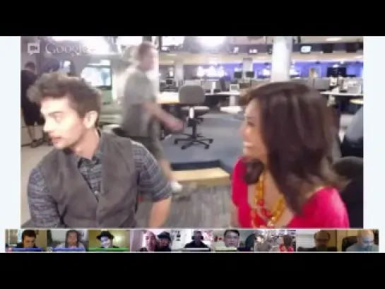 11-6-12 Jackson Rathbone @MyFoxLA w-Maria Quiban & Tony McEwing