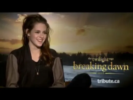 Kristen Stewart - The Twilight Saga: Breaking Dawn - Part 2 Interview with Tribute