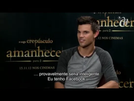 Prévia da entrevista de Taylor Lautner para a CAPRICHO