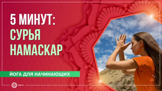 Сурья Намаскар (Приветствие солнца): 5 МИНУТ / 3 полных круга . Екатерина Андросова