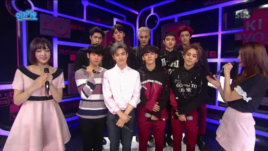 [VIDEO] 160612 #EXO interview @ SBS Inkigayo