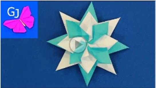 Модульная оригами Звезда из бумаги ⭐ Modular Origami Star