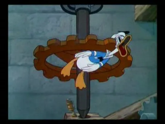 Mickey Mouse, Donald Duck, Goofy - Clock Cleaners (1937)