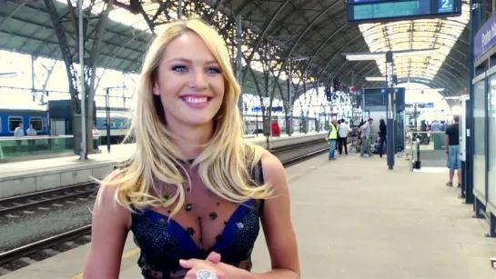 Making the Victorias Secret 2011 Holiday TV Commercial_ The Train Station