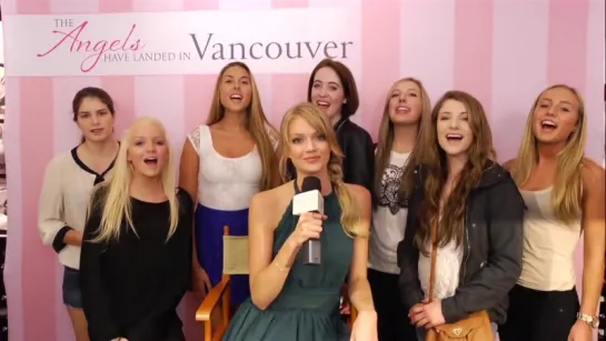 The Angels Land in Vancouver! Victorias Secret Grand Open