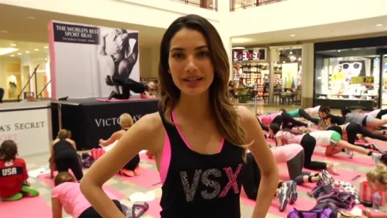 Lily Aldridge Brings Victorias Secret Sport to Minneapolis