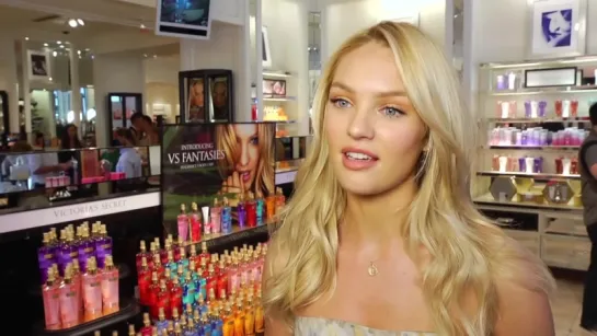 Candice Swanepoel Launches VS Fantasies in Los Angeles