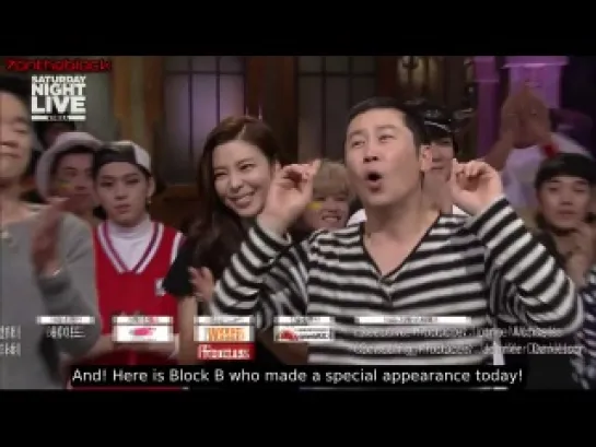 131109 SNL Korea Block B Cut- Ending