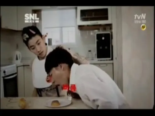 SNL Korea. Jay Park baby.Kim Min Gyo XXX