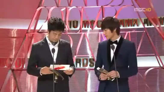 [2010.12.30] Lee Min Ho @ MBC Drama Awards