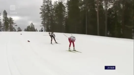 Чемпионат Финляндии по лыжным гонкам. Женщины 10 км. Свободный стиль.