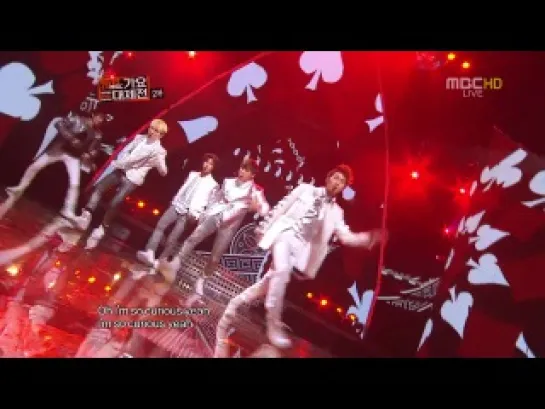 311212 SHINee - Intro+Sherlock (remix) @ MBC Gayo Daejun