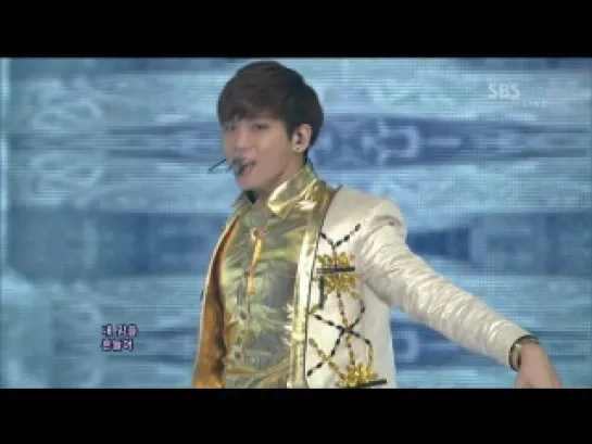 291212 SHINee - Intro & Sherlock (remix) @ SBS Gayo Dejun