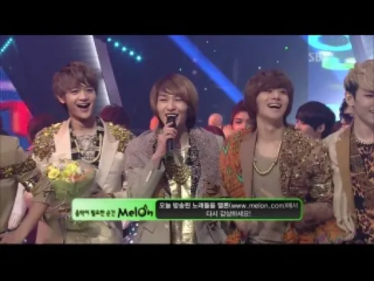 01.04.12 SHINee #1 @ Inkigayo