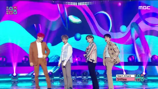 270221 SHINee - Heart Attack @ MBC Music Core