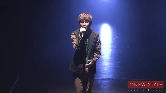 280711 [FC] Onew - Replay (Japanese Acoustic Ver.) @ Japan Debut Premium Reception in Tokyo