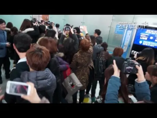 080313 Super Junior, SHINee @ Incheon Airport