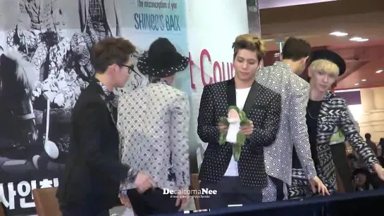 140313[Fancam4] SHINee's goodbye @ ''Dream Girl'' Fansign Event in Coex