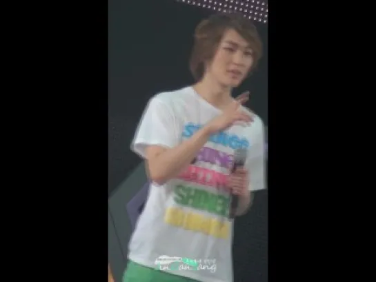 030512 Onew - Ending @ Japan Arena Tour Nagoya [FANCAM]