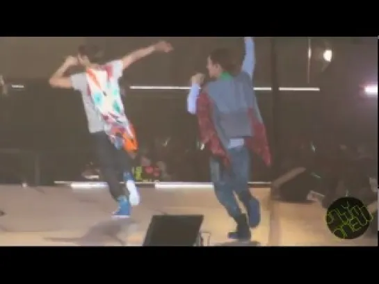 25.04.12 Onew-sangtae! @ JAPAN ARENA TOUR Fukuoka [FANCAM]