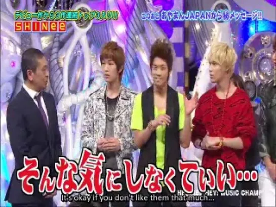 111031 SHINee - Japan TV HeyHeyHey Music Champ [ENG SUB]