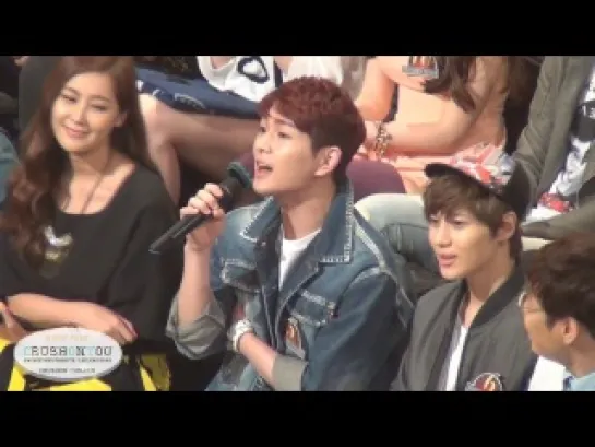 300413 Onew singing 그대와 영원히 @ Hidden Singer (запись)