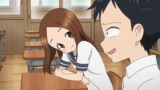 Поддразнивание Такаги 03 серия [Русские субтитры AniPlay.TV] Karakai Jouzu no Takagi-san