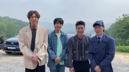 Seunggi with his  team from #bustedseason3 KPGA support video 31.05.2020