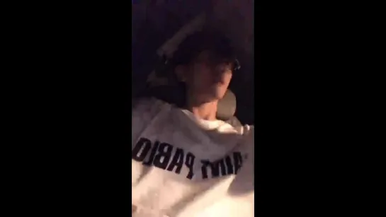 170708 baekhyun instagram live