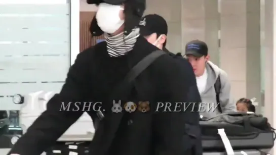 [VK][190401] MONSTA X fancam @ Incheon Airport