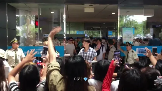 [VK][180831] MONSTA X fancam @ Tansonnhat Airport