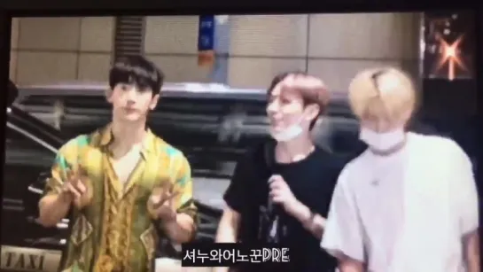 [VK][180817] MONSTA X fancam (Wonho focus) @ Incheon Airport