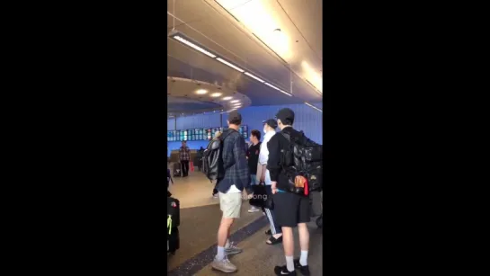 [VK][180814] MONSTA X fancam @ Los Angeles Airport